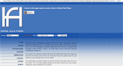 Desktop Screenshot of hotelallafiera.com